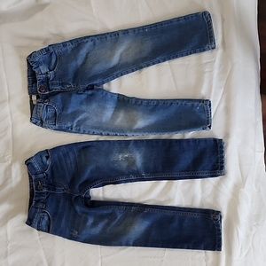 2 Pair of Distressed Boy Jeans Sz. 4